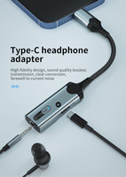 Metall 2-in-1-Adapter vom Typ C bis 3,5-Buchse Typ C bis Dual Typ C Kopfhörer konverter mit 60-W-Pd-Lade-Kopfhöreranschlussadapter