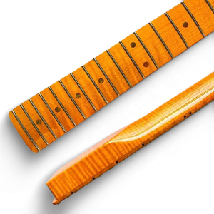 Hot SaleCustom 22 Fret Vintage TL <b>Guitar</b> Neck Flame Maple <b>Guitar</b> Neck for <b>Guitar</b> Parts - Product Image 3