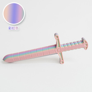 Giocattolo Articolato a Forma di Spada con Frusta, Stampato in 3D, con Giunti Flessibili e Lama Pieghevole, Antistress, Regalo per Bambini - Product Image 2
