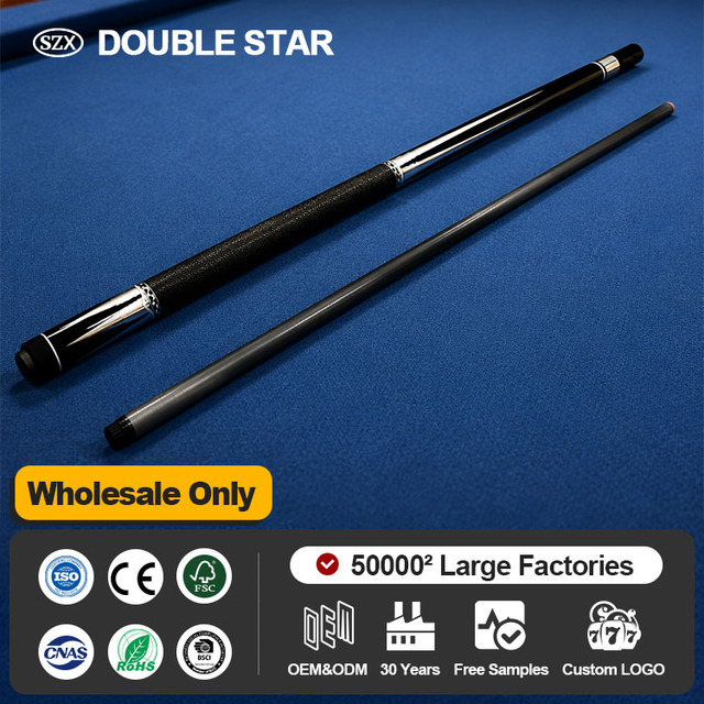 High Quality Carbon Fiber Pool Cue Stick Maple Wood Billiard Cue -13mm Tip Quick Connection Stainless Steel Joint Accessories