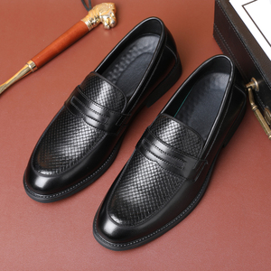 Mens Loafers Designer Fashion Man Autumn Dress Shoes Leather Shoes Men Belt for Combination Best Oualty Leather Calf <b>Boat</b> Shoes - Product Image 3
