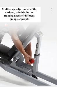 Banc de musculation inclinable professionnel DINUO avec roues de transport pour presse pectorale et entraînement de la force centrale du corps en salle de sport - Product Image 5