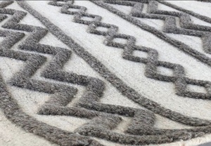 Handmade Vuông Len Thảm Nhỏ Dệt Thảm Cho Nhà Văn Phòng Halloween Chủ Đề Nghệ Thuật Phác Thảo Mô Hình Phòng Tắm Mat/N/A - Product Image 2