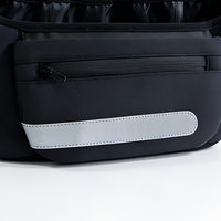 Sac Organisateur Universel pour Poussette Bébé en Polyester OEM avec Poche Zippée Amovible de Haute Qualité