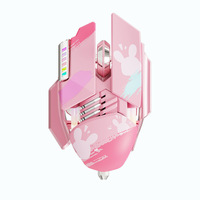 Souris de jeu ergonomique M7 pour droitiers, RGB, 12800 DPI, sans fil, design moderne pour ordinateur de bureau, en stock, jeux mécaniques, souris BT sans fil