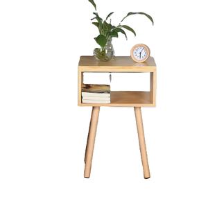 Vente en gros d'usine de table de <span class=keywords><strong>chevet</strong></span> de style <span class=keywords><strong>scandinave</strong></span> en bois bon marché et personnalisée pour la chambre à coucher - Product Image 1