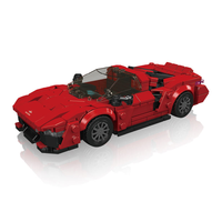 Mould King 27155 408PCS Ensemble de blocs de construction Supercar Beast Eight Grid Modèle MOC Jouet technique en plastique Cadeau de festival