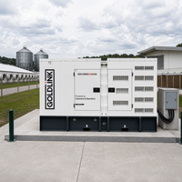 Groupe électrogène Cummins 200 kW silencieux, groupe électrogène diesel 250 kVA insonorisé, refroidissement par eau, station d'alimentation triphasée AC