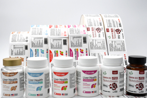 Étiquettes autocollantes personnalisées imperméables pour produits médicaux, étiquettes en rouleau pour compléments vitaminiques, pour l'emballage des bouteilles - Product Image 3