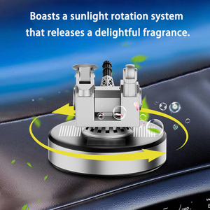 Nouveau Purificateur d'Air Solaire pour Voiture 2025 avec Parfum de Cologne 5ml – Désodorisant et Aromathérapie – Ventes Flash - Product Image 5