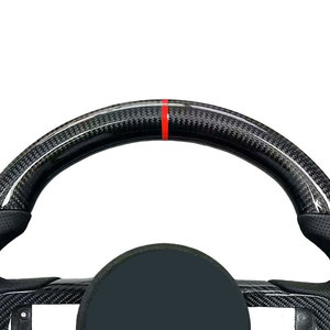 Volant personnalisé en fibre de carbone pour <span class=keywords><strong>Ford</strong></span> <span class=keywords><strong>Mustang</strong></span> S550 2015-2023 <span class=keywords><strong>GT</strong></span> 350 <span class=keywords><strong>500</strong></span> Shelby avec affichage intelligent des LED de régime - Product Image 3