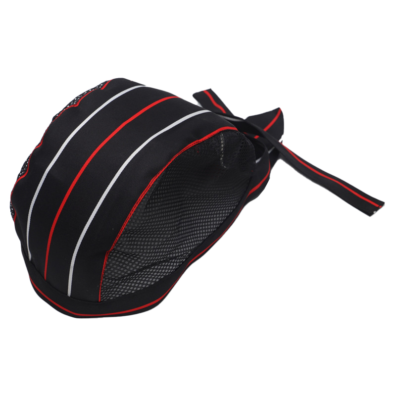 Bandes blanches rouges