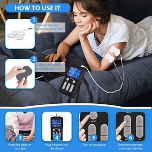 Stimolatore Muscolare Digitale EMS a Impulsi, Massaggiatore Corporeo, Unità TENS, Macchina TENS per il Sollievo dal Dolore alla Schiena, Attrezzatura per Fisioterapia - Product Image 6