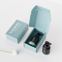 Boîtes cadeaux personnalisées à couvercle rabattable en gros, parfaites pour le branding des produits de soins personnels, boîte cadeau haut de gamme pour flacon de savon liquide