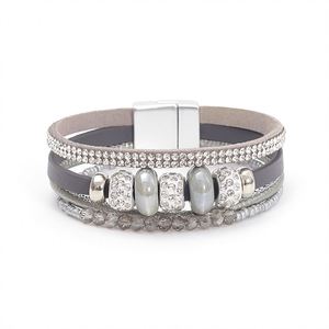 Cross <b>Leather</b> <b>Bracelet</b> Reliable Logistics Partner Wholesalers Matte Finish Surface Holiday Gift for Women Certified Color Time - Product Image 5