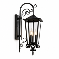 Lampe murale extérieure américaine en aluminium cylindrique, IP65 étanche, lumière de jardin LED avec diffuseur en verre trempé Ra90, garantie de 3 ans