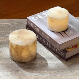 Lámpara <span class=keywords><strong>de</strong></span> mesa <span class=keywords><strong>de</strong></span> mármol <span class=keywords><strong>español</strong></span> minimalista moderna, luz <span class=keywords><strong>de</strong></span> noche exquisita, lámpara <span class=keywords><strong>de</strong></span> alabastro para dormitorio, lámpara <span class=keywords><strong>de</strong></span> escritorio, adorno - Product Image 3