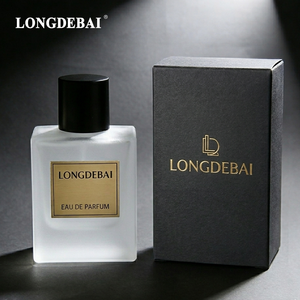 Botella de Perfume Cuadrada Vacía de Lujo Personalizada, Esmerilada, de 50 ml, Botella de Perfume de Fondo Grueso de 30 ml y 100 ml, Botella de Vidrio para Perfume con Caja Suave - Product Image 1