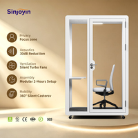 Cabine Acoustique de Bureau pour Réunions Téléphoniques, Système de Conférence, Réduction du Bruit, Cabine Insonorisée pour Bureau, Cabine Téléphonique à Vendre