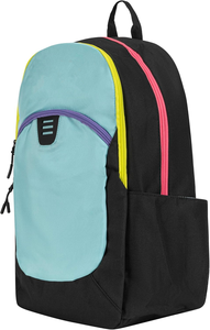 Mochila Deportiva Personalizable de Gran Capacidad, 500D, 100% Poliéster, para Escalada, Universidad, con Cierre de Cremallera, Reflectante, Azul Pastel - Product Image 2