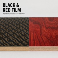 Panneau de coffrage en contreplaqué d'eucalyptus noir filmé réutilisable 4x8, dimensions personnalisées, étanche, classe E1, première qualité pour la construction