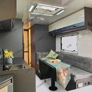 Caravane familiale tout-terrain à suspension indépendante, essieu tandem, remorque de camping composite <span class=keywords><strong>avec</strong></span> lits superposés doubles pour le camping en plein air - Product Image 5