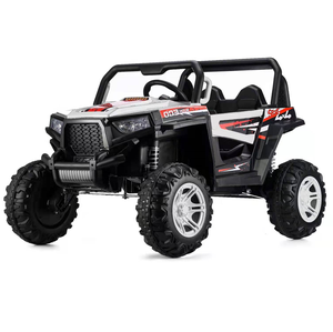 2025 niños eléctricos 4 ruedas grandes motores todoterreno puertas dobles para Bluetooth 2,4G reflectores LED remotos SUV Beach Park para - Product Image 2