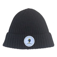 Bonnet de golf tricoté côtelé personnalisé avec motifs de dessins animés et de lettres Impression numérique Tissu commun pour les voyages