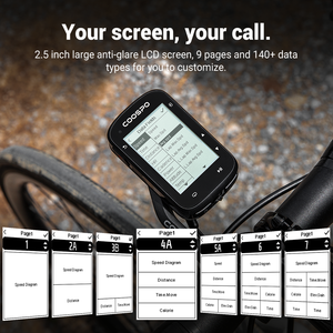 COOSPO CS500 Ciclocomputador Digital Inalámbrico con GPS, Navegación, Pantalla Grande, Resistente al Agua IPX7, 45 Horas de Batería, para Bicicleta de Carretera - Product Image 4