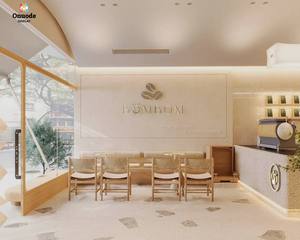 ร้านกาแฟสมัยใหม่และเคาน์เตอร์ชานมไข่มุก |   ออกแบบร้านกาแฟแบบคีออสก์ตามสั่ง |   โซลูชั่นเฟอร์นิเจอร์สำหรับร้านค้าปลีก เคาน์เตอร์กาแฟ - Product Image 3