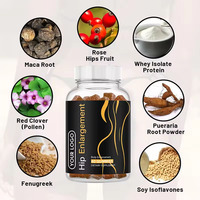 Gummies véganes naturelles pour l'amélioration des fesses, booster de hanches, supplément pour des fesses plus volumineuses, bonbons gélifiés liftants