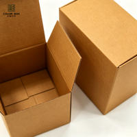 Cartons ondulés personnalisés Matériaux recyclés Design en relief Impression de logo personnalisé Doublure en éponge Emballage de transport