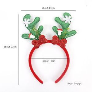 Serre-tête en bois de renne pour femme et fille, accessoire capillaire écologique fabriqué en usine pour Noël - Product Image 6