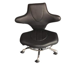 Shilleva Ultrasound Examination <b>Chair</b> Black Height Adjustable Ergonomic Office <b>Chair</b> With <b>Wheels</b> For Medical Use - Product Image 5