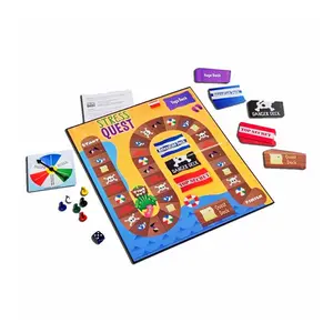 ตัวอย่างฟรี2019ผลิตภัณฑ์ใหม่ล่าสุดเกมกระดานพับสำหรับเด็กการศึกษาเกมกระดานที่มีกล่อง