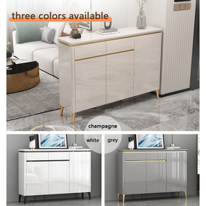 Scarpette moderne organizzatore di stoccaggio bagno di lusso in legno scarpe mobile <span class=keywords><strong>scarpiere</strong></span> in salotto <span class=keywords><strong>per</strong></span> l'ingresso - Product Image 4