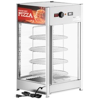 Nouvelle vitrine chauffante pour pizzas Marupin MLP-010 en acier inoxydable 8L, électrique, facile à nettoyer, pour la restauration, les restaurants, les snack-bars