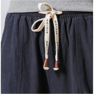 Nuovi <span class=keywords><strong>Pantaloni</strong></span> Casual da <span class=keywords><strong>Uomo</strong></span> in Cotone e <span class=keywords><strong>Lino</strong></span> Stile Cinese, Vita Media, Traspiranti, Larghi, Vendita all'Ingrosso - Product Image 2