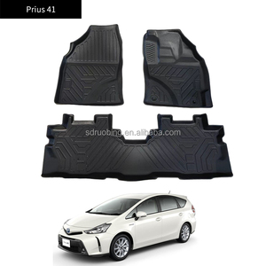 Alfombrillas de Coche 3D TPE de Uso Profesional, Alfombrillas Resistentes y Duraderas para TOYOTA <span class=keywords><strong>PRIUS</strong></span> - Product Image 1