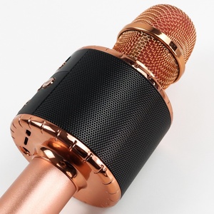 ไมโครโฟนคาราโอเกะไร้สายกลางแจ้งไร้สายแบบถือลำโพงแบบพกพาไมโครโฟนสำหรับร้องเพลง - Product Image 4