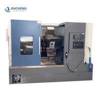 Tour CNC TCK56Y à usage moyen, haute précision, haute efficacité, horizontal, pour découpe de métaux, alimentation automatique, lit incliné, broche simple, 2 axes