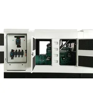 240kw&300kva silent diesel generator set paired with pure copper brushless generator and Auto ATS