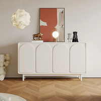 Buffet moderne de luxe de haute qualité Boîte à chaussures Table console de salon blanche avec tiroir Pied métallique en acier inoxydable fabriqué en bois
