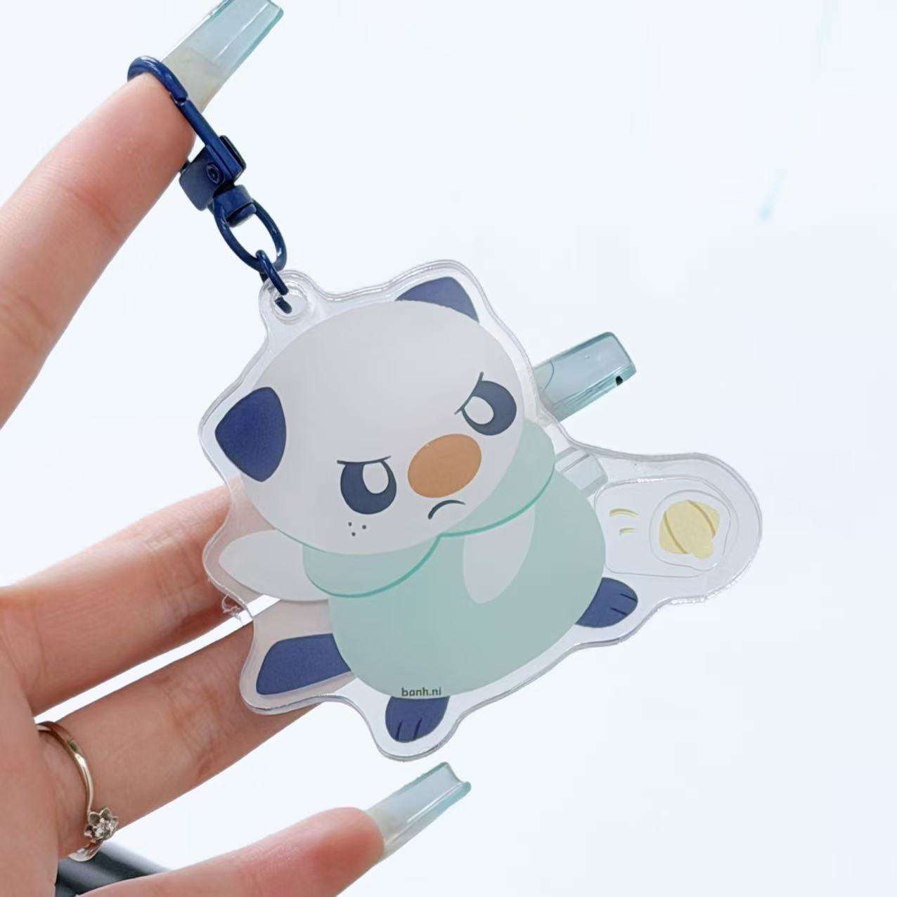 Llavero de mariposa acrílico