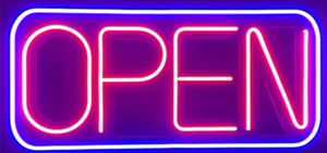 Letrero de Neón <span class=keywords><strong>LED</strong></span> Ovalado Grande, Personalizado, Abierto, Publicitario, para Exteriores, Letrero de Neón Real para Pared - Product Image 5