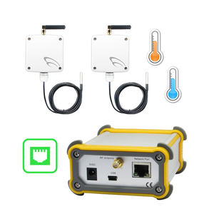 Enregistreur de température en temps réel, enregistreur de données multipoints, passerelle IoT Ethernet avec interface LAN WAN pour capteurs sans fil RF - Product Image 1