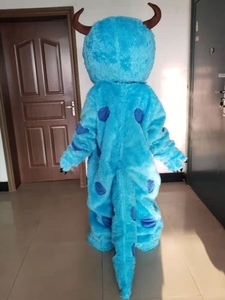 2026 MOQ 1 pieza profesional personalizado azul Sully mascota disfraz divertido dibujos animados animales monstruo mascota disfraz para fiesta - Product Image 3