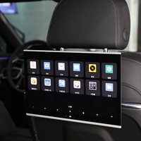 2 moniteurs d'appuie-tête Android 12 pour AUDI A6 A8 Q5 Q7 Q8, système de divertissement pour sièges arrière de voiture, lecteur vidéo 13,3 pouces