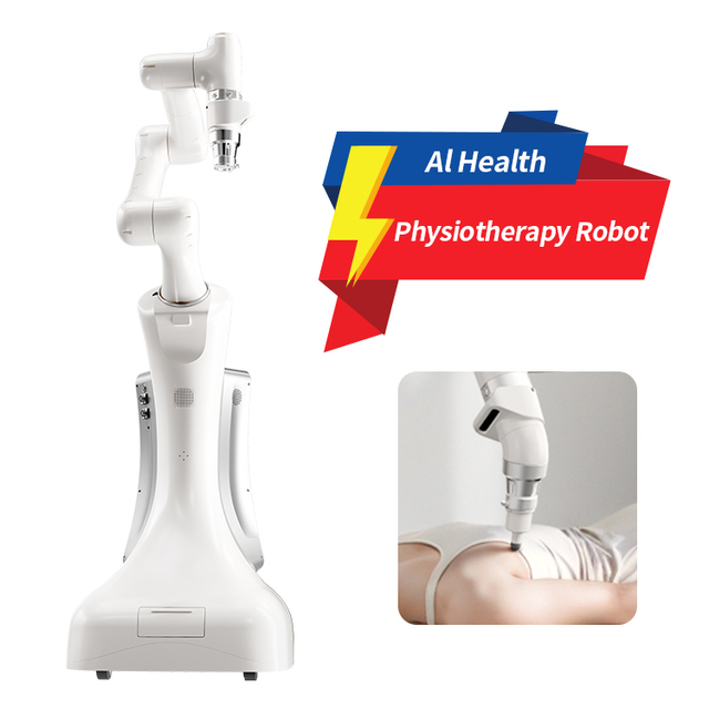 2026 New Trend Changeable Head Multifunction AI Physiotherapy Robots Automatic Massage Physiotherapy Rehabilitation Equipment