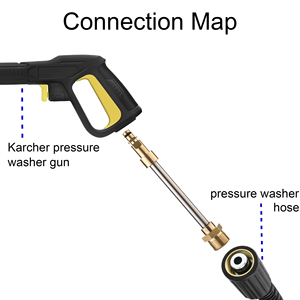 Adaptateur de <span class=keywords><strong>pistolet</strong></span> de nettoyeur haute pression raccord rapide raccord rapide M22 14mm raccord Compatible <span class=keywords><strong>pistolet</strong></span> <span class=keywords><strong>Karcher</strong></span> - Product Image 3